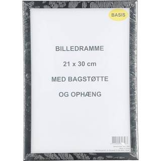 Ramme i sort - 21x30 cm (På lager i butik)