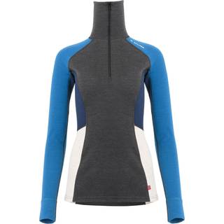 Aclima Women's WarmWool Polo Marengo/Corsair/Beige Melange/Navy Blazer, Marengo/Corsai /Beige Mel./NavyBlazer, L