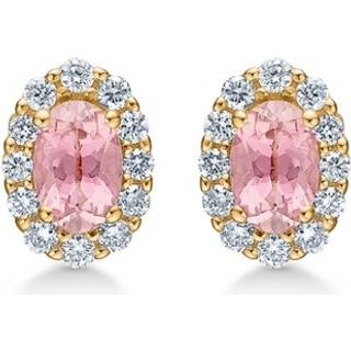 Mads Z - Portofino øreringe i 14 kt guld m. pink topas og 0,35 ct