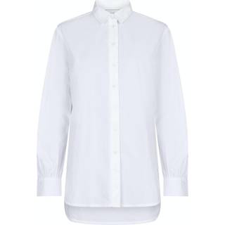 Margit C Poplin Skjorte, White, 34