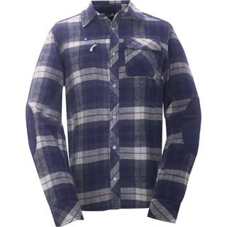 Sveg Flannel Shirt W Navy (S)