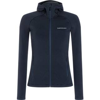 Midlayer Zip Hood W Blue Shadow (XS)