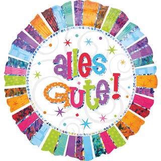 Folienballon alles Gute 45cm