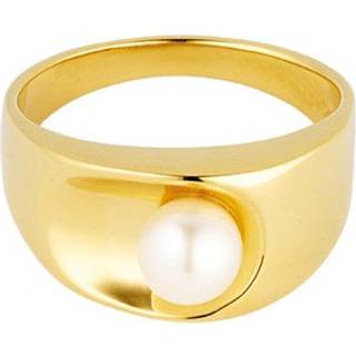 Pearl Solo Ring - Goldplated