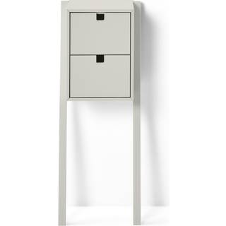 1898 Square sengebord og -hylde Sand