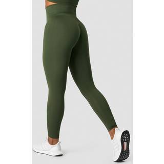 Define Seamless Scrunch Tights, Autumn Green
