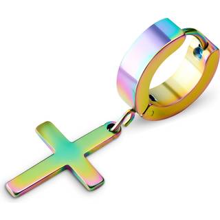 Regnbue Kors & Hoop Ørering