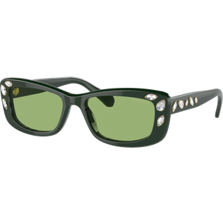 Swarovski SK6008 1026/2 54 Solbriller Kvinder Grøn - Dark Green - 54mm