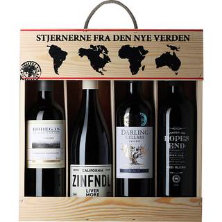 Gaveæske m. vin (315.00 kr. pr. flaske)