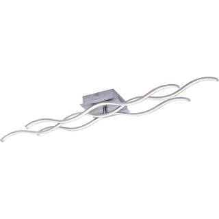 LED-loftslampe Wave 3.000K 97,5x16cm stål