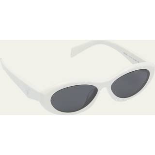 Prada PR 26ZSF Asian Fit 17K08Z 56 Solbriller Kvinder Hvid - White - 56mm