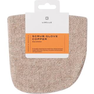 Loelle Scrub Glove Hemp / Linen / Copper