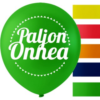 "Paljon Onnea" - Balloner - 10 stk.