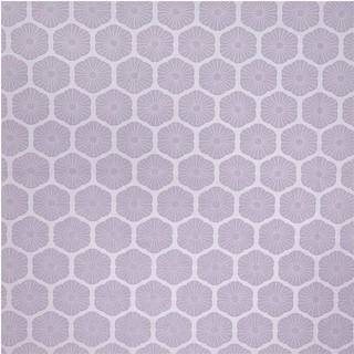 Stoffabschnitt Baumwoll-Popelin flieder Rosette 50x140cm