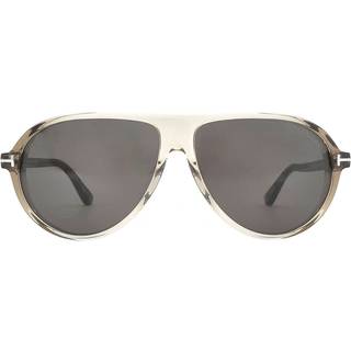 Tom Ford FT1023 MARCUS 45A 60 Solbriller Mænd Brun - Transparent Light Brown - 60mm
