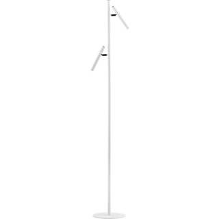 Streak LED-gulvlampe, 2 lyskilder med dæmper, hvid
