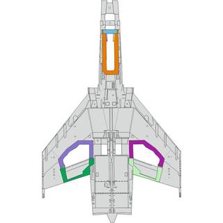 F-4E wheel bays 1/48 MENG