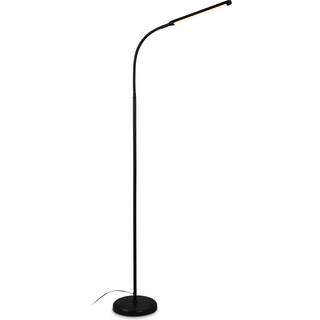 Pivaz LED-gulvlampe justerbar berøringsdæmper sort