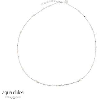 RICE DOTS NECKLACE | SILVER
