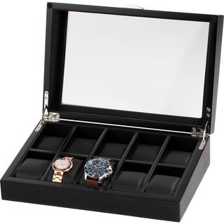Rothenschild Uhrenbox RS-2375-10OAK für 10 Uhren schwarz