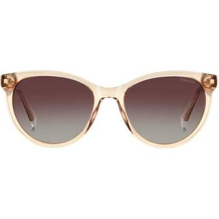 Polaroid PLD 4111/S/X Polarized HAM/LA 53 Solbriller Kvinder Gul - Transparent Champagne Yellow - 53mm