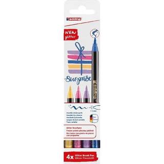 Pinselstift Set Edding 1340 Glitter
