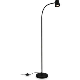 Skriva gulvlampe, justerbar, GU10, sort