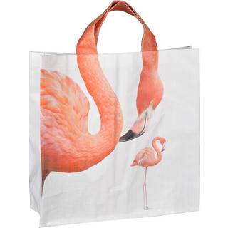 Einkaufstasche Flamingo Tragetasche Pink Shopper 40x40cm