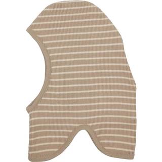 Flöss Flye Stribet Elefanthue Sand 3-9 Months  Beige  3-9 måneder  Unisex