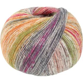 Meilenweit 100 Alpaka print - Weinrot/Ecru/Oliv/Lachs