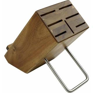 Knivblok til 7 knive m. holder