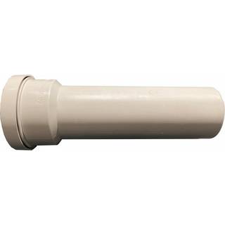 Lavabo p-tilslutningsrør 300mm ø100/ø92mm plast hvid
