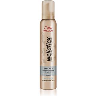 Wella Wellaflex Shine & Hold Styling Mousse Til glans 200 ml - 200 ml