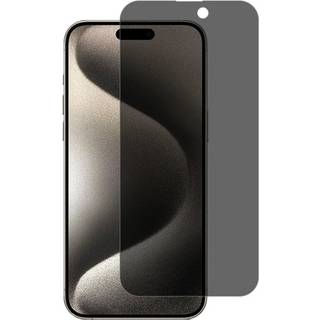 SKALO iPhone 15 Pro Privacy Hærdet Glas Skærmbeskyttelse
