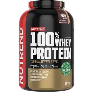 Nutrend - 100% Whey Protein, Chokolade & Hasselnød - 2250g