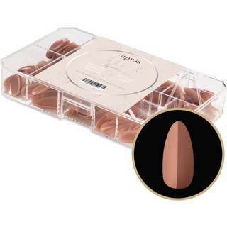 APRES Neutrals Gel-X Imani Box of Nail Tips 11 Størrelser 00-9 Soft Gel Tip Box (150stk) (Natural Almond Medium 150)