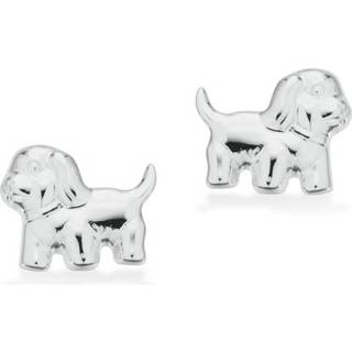 Hund Sterling Sølv Øreringe fra Scrouples 161182