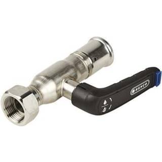 Henco kuglehane pres/omløber med håndtag 32 mm x 1" rustfrit stål