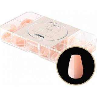 APRES Neutrals Gel-X Chloe Box of Nail Tips 11 Størrelser 00-9 Soft Gel Tip Box (150 stk) (Natural Coffin Extra Short 150)