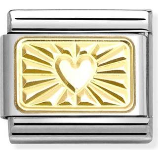Nomination Gold Diamond Heart Charm