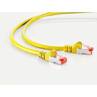 Cat 6a S/FTP LSZH Netværkskabel - Gul - 20 m