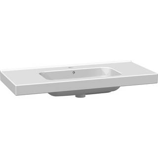 Scanbad Delta Menta håndvask 100 cm porcelæn hvid
