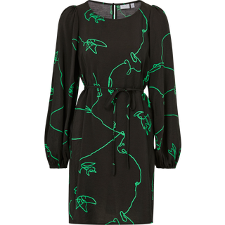 VILA Dogma KinoShort Dress Black AOP: Kino Brig 38