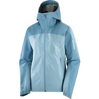 Salomon Women's Outline GORE-TEX 2.5L Jacket Aegan Blue/Citadel, L