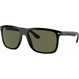 Ray-Ban RB4547F Boyfriend Two Asian Fit Polarized 601/58 60 Solbriller Mænd Black - Black - 60mm