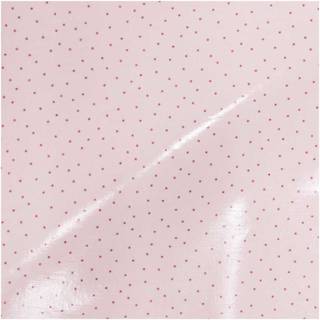 Druckstoff beschichtet Hygge Punkte rosa-metallic 140cm - Rosa-Metallic