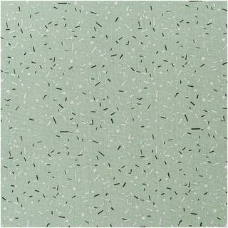 Druckstoff Nostalgic Christmas Streifen grün-metallic 140cm - Grün