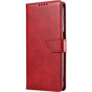 Google Pixel 6 Pro Kunstlæder Flip Cover m. Pung - Rød