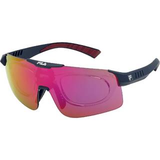 Fila Unisex SFI127 7SFX Solbriller Plast Blå Rosa Maske - Blå