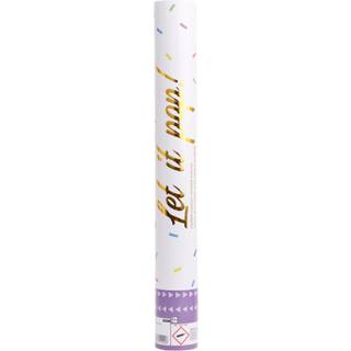Konfetti kanon 40 cm. - multifarvet